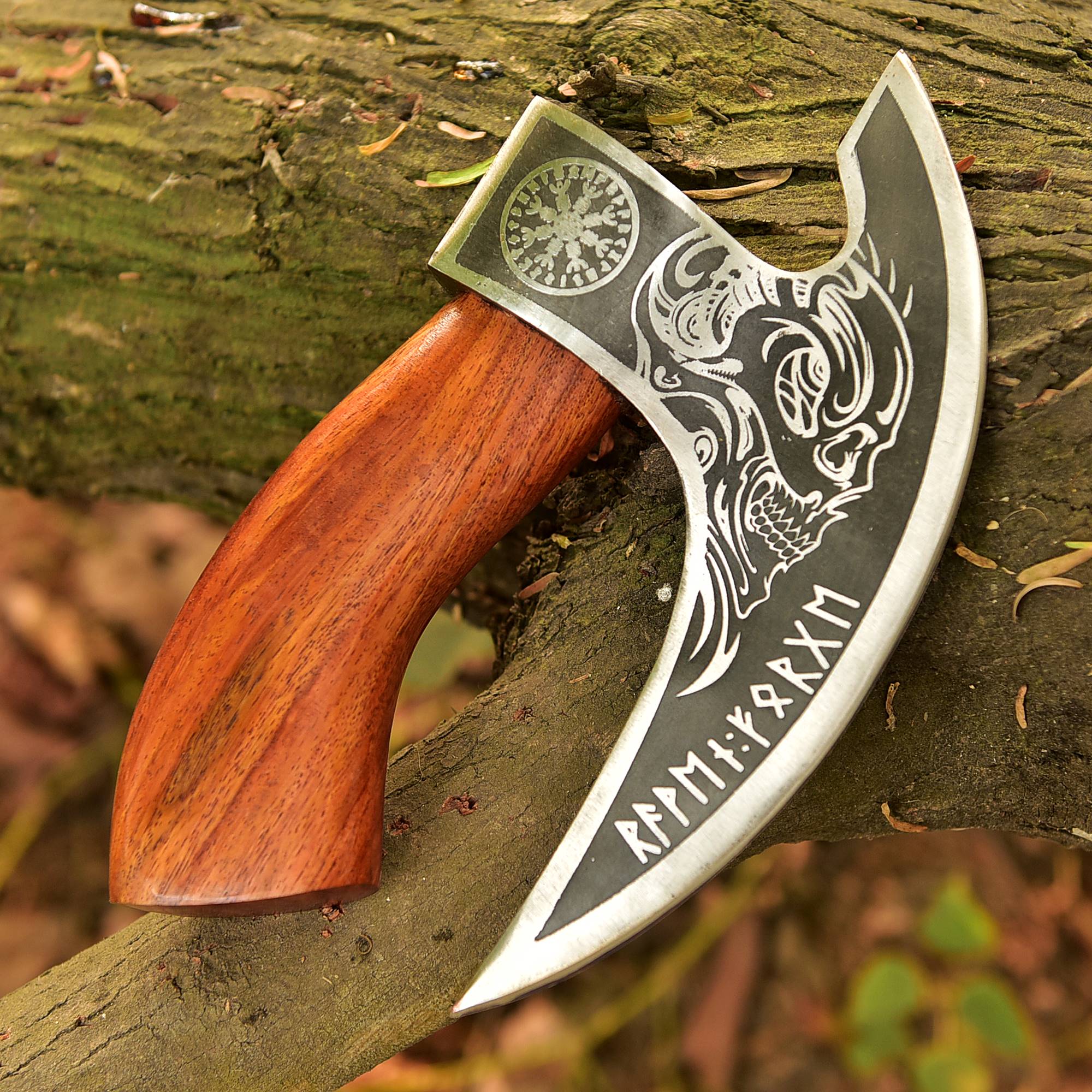 Amazon.com: Viking Pizza Cutter Axe, Hand Forged, Carbon Steel
